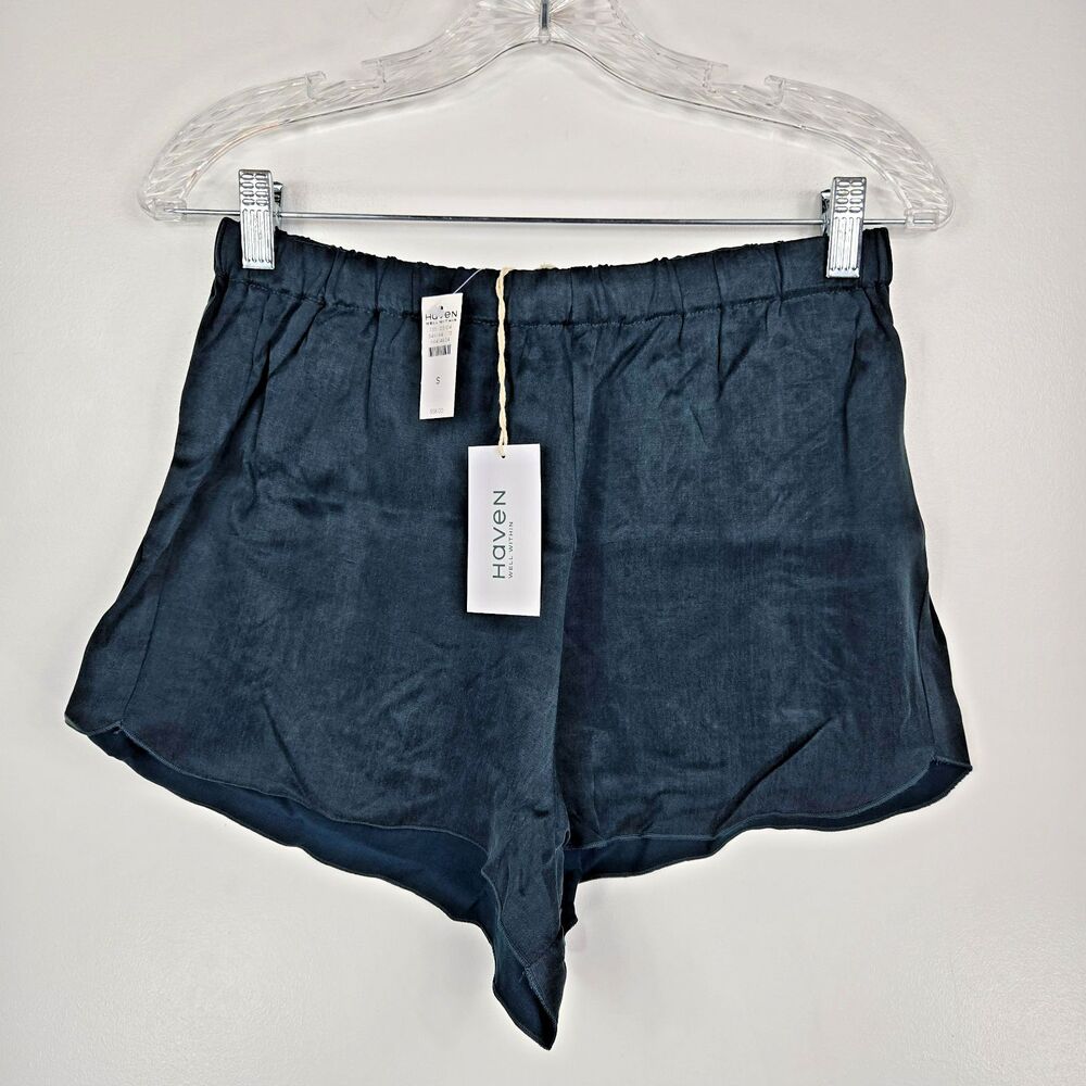 Haven Well Within Women's Size Small Green Soft Lounge Sleep Shorts NWT